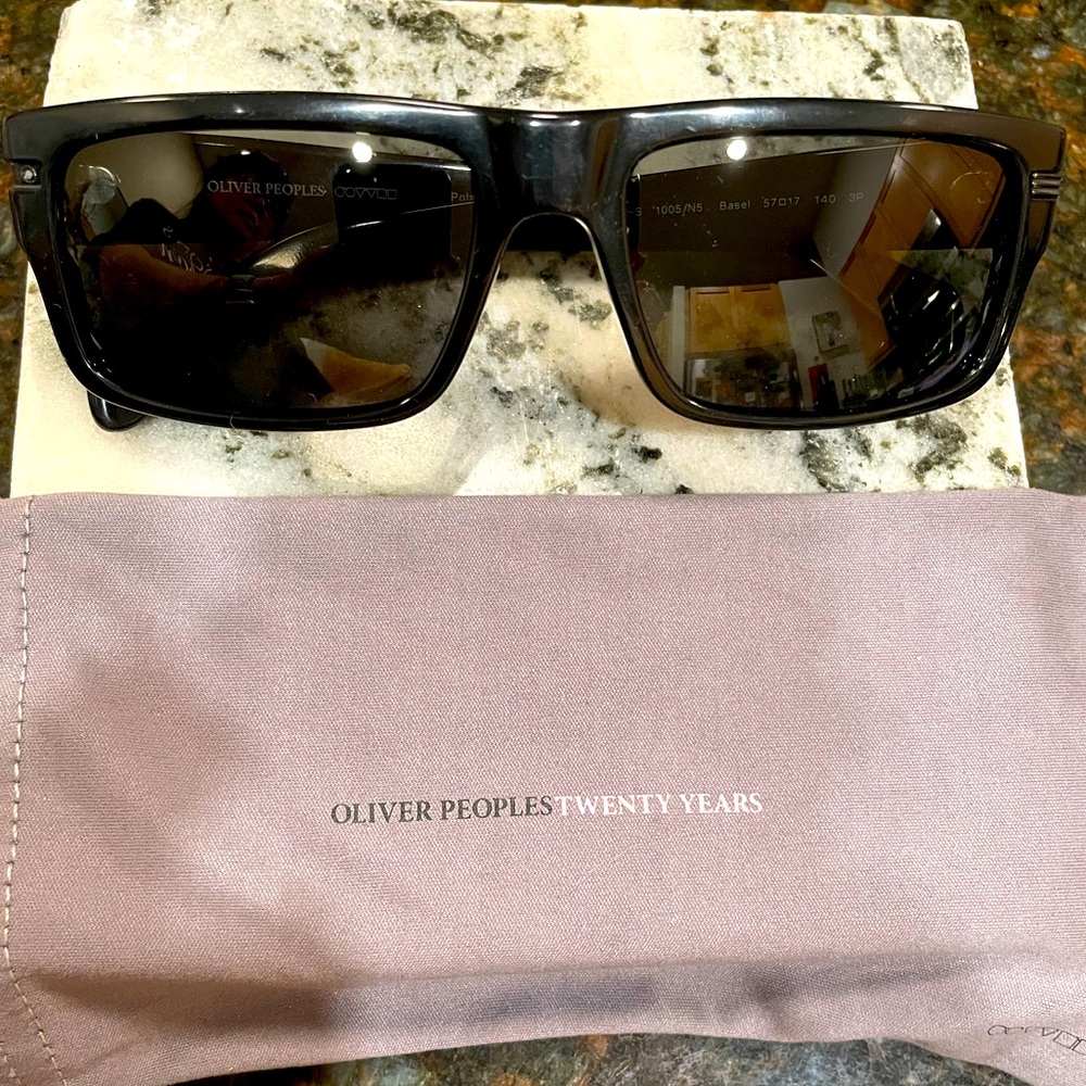 Oliver Peoples Dark Frame Sunglasses